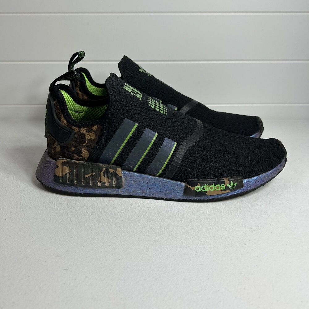 Adidas Men’s Shoes Size 9.5 JuJu Smith-Schuster x NMD_R1 'Black Camo Print’